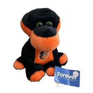 Baltimore Orioles Dinosaur Plush MLB Mascot with tag Dino 8"
